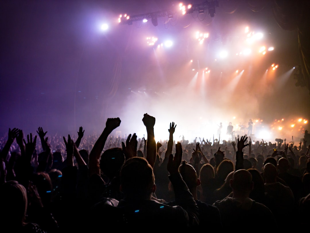 Crowd enjoying a night out