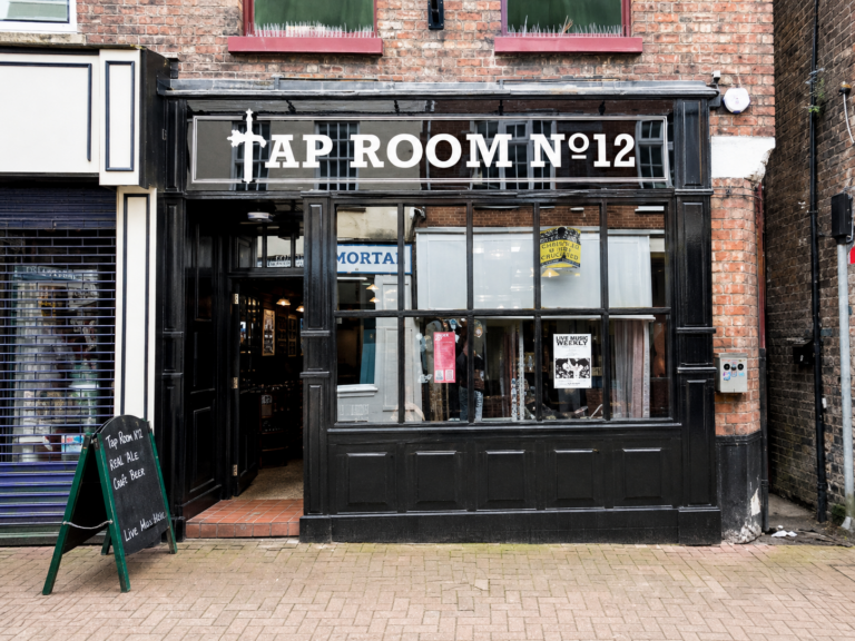 Exterior of Tap Room No.12 in Ormskirk