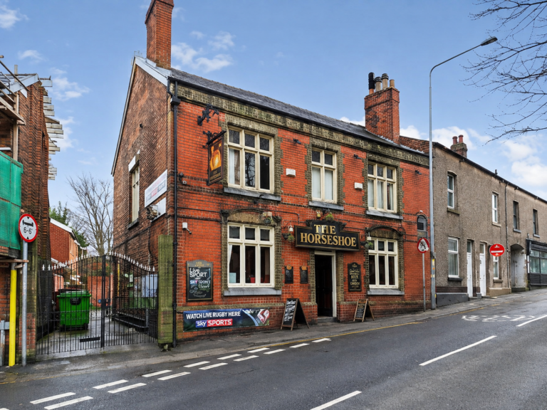 Exterior of The Horseshoe pub in Ormskirk