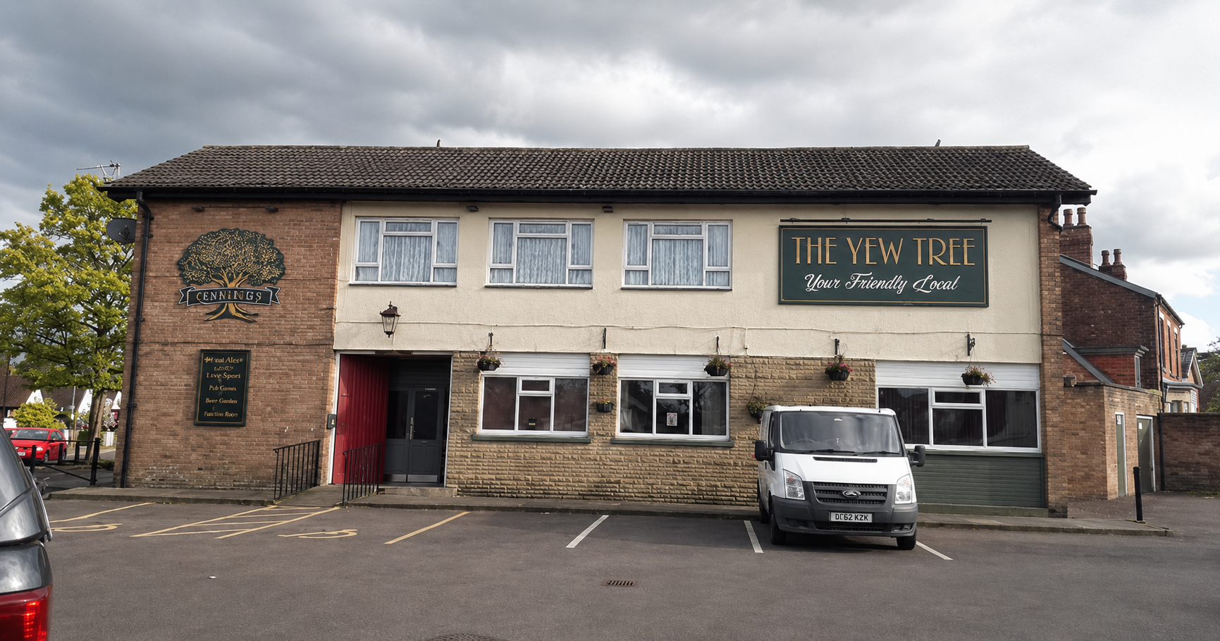 Exterior of The Yew Tree pub in Ormskirk