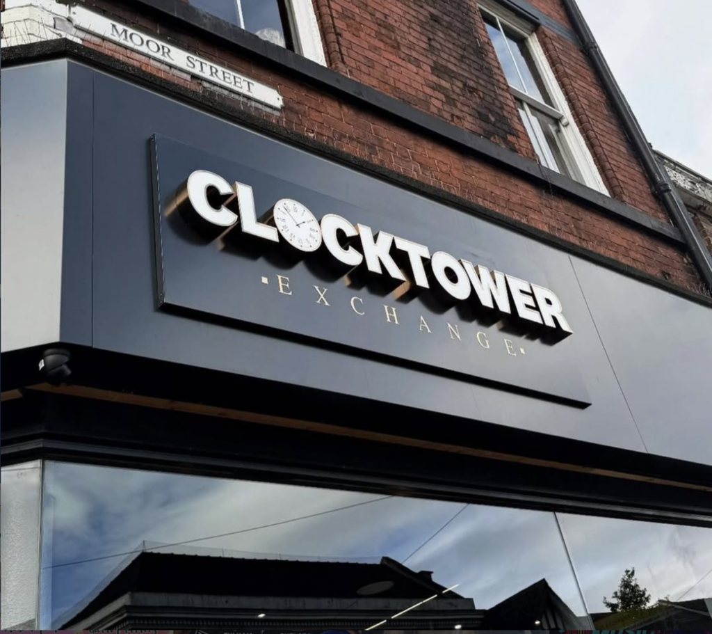 Clocktower Exchange on Moor Street in Ormskirk