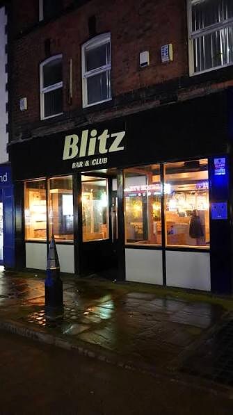 Exterior of Blitz Bar and Club in Ormskirk